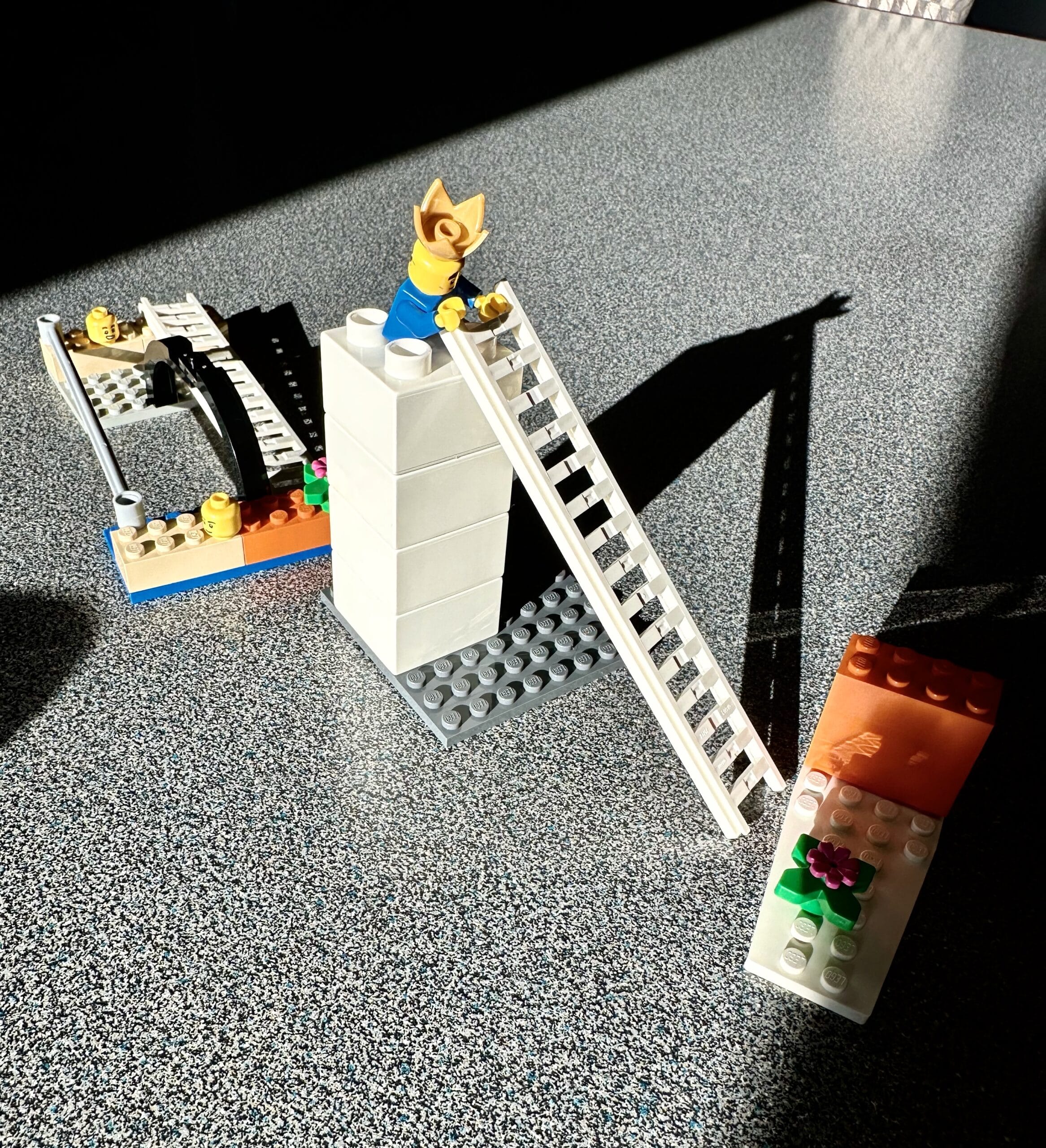LEGO Serious Play model built during a nonprofit team facilitation session