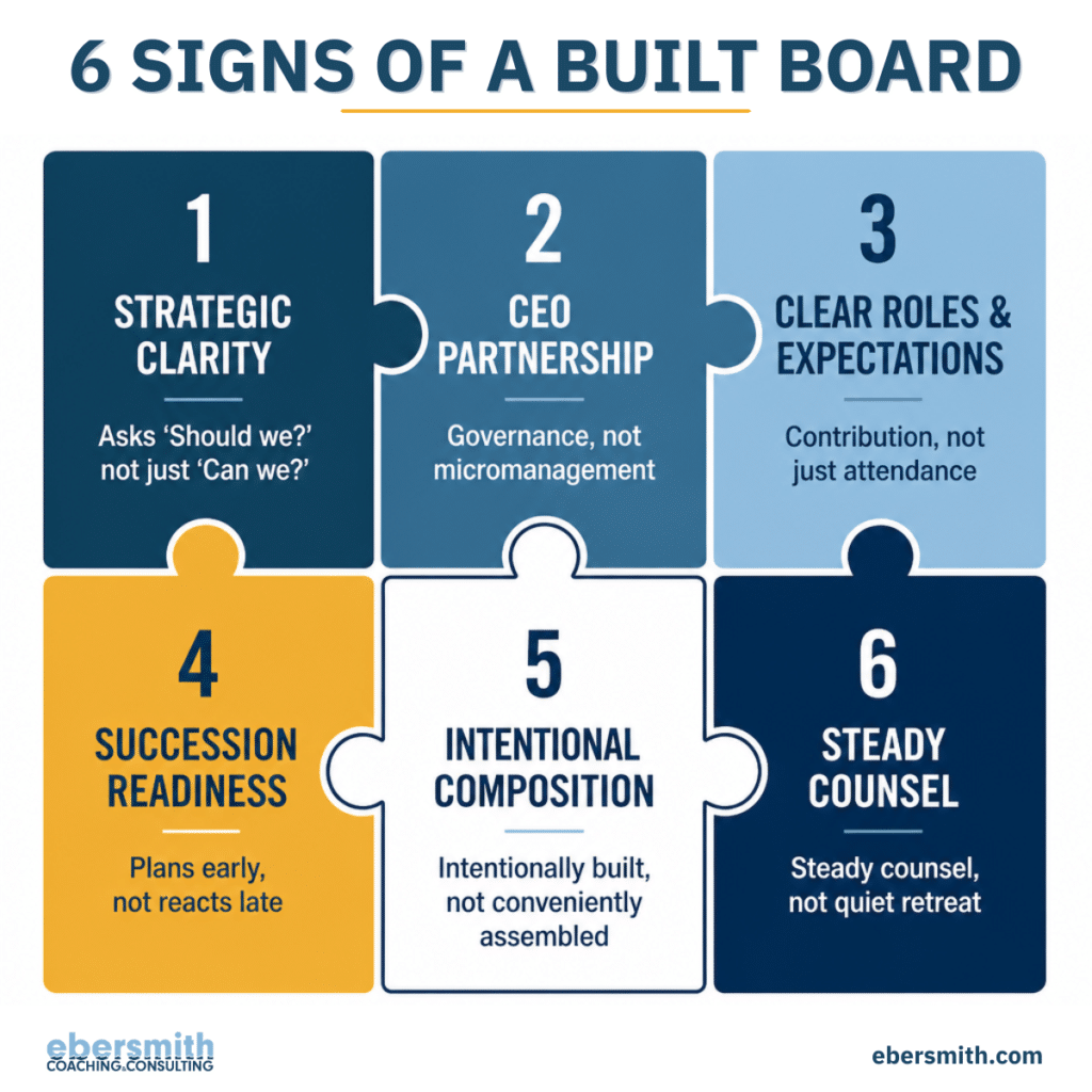 6 Signs of a Built Board